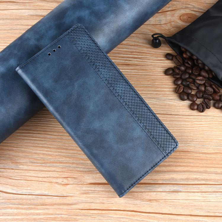 For Ulefone Note 20 Pro Magnetic Buckle Retro Texture Leather Phone Case(Blue)