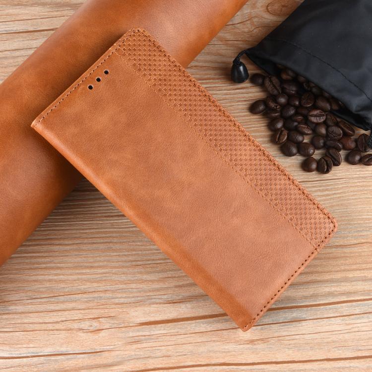 For Ulefone Note 20 Pro Magnetic Buckle Retro Texture Leather Phone Case(Brown)