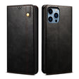 For iPhone 16 Pro Max Oil Wax Crazy Horse Texture Leather Phone Case(Black) - iPhone 16 Pro Max Cases by PMC TechLife | Online Shopping South Africa | PMC TechLife | Buy Now Pay Later Mobicred