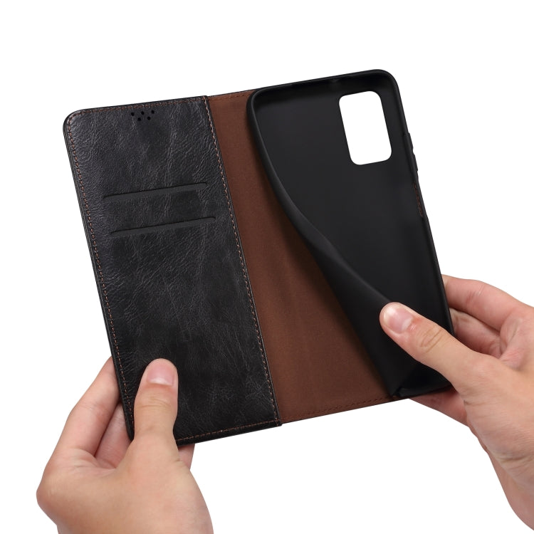 For iPhone 16 Pro Max Oil Wax Crazy Horse Texture Leather Phone Case(Black)