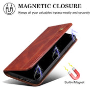 For iPhone 16 Pro Oil Wax Crazy Horse Texture Leather Phone Case(Brown)