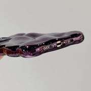 For iPhone 15 Pro Wave Bubbles TPU Phone Case(Painted Purple)