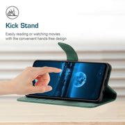 For Google Pixel 9 Pro Stitching Embossed Leather Phone Case(Green)