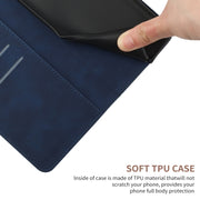 For Google Pixel 9 Pro Stitching Embossed Leather Phone Case(Blue)