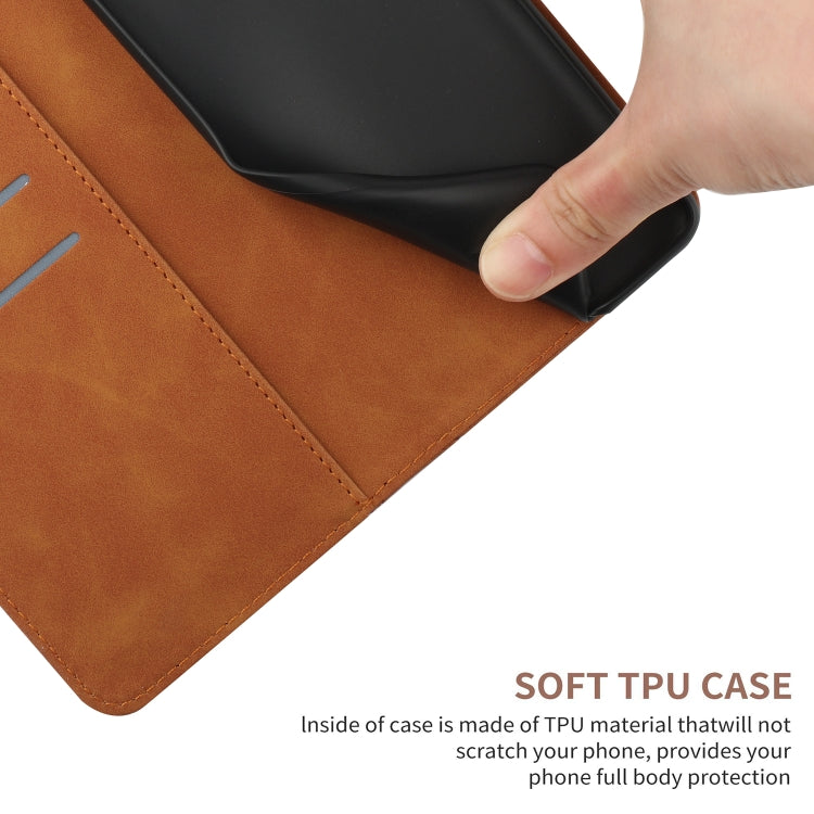 For Google Pixel 9 Stitching Embossed Leather Phone Case(Brown)