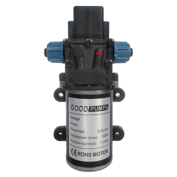 DC12V 100W Reflux Double Thread Positive Pump Diaphragm 8L Atomizing Spray Water Pump for Car Washing / Irrigation