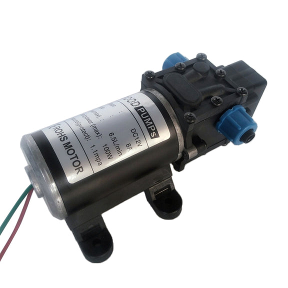 DC12V 100W Reflux Double Thread Positive Pump Diaphragm 8L Atomizing Spray Water Pump for Car Washing / Irrigation