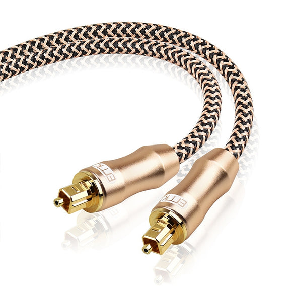 3m EMK OD6.0mm Gold-plated TV Digital Audio Optical Fiber Connecting Cable