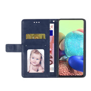 For Honor 90 Y-shaped Pattern Flip Leather Phone Case(Blue)