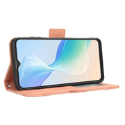 For Blackview Oscal C30 / C30 Pro Skin Feel Calf Texture Card Slots Leather Phone Case(Pink)