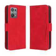 For Blackview Oscal C30 / C30 Pro Skin Feel Calf Texture Card Slots Leather Phone Case(Red)
