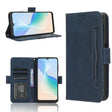 For Blackview Oscal C30 / C30 Pro Skin Feel Calf Texture Card Slots Leather Phone Case(Blue) - More Brand by PMC TechLife | Online Shopping South Africa | PMC TechLife