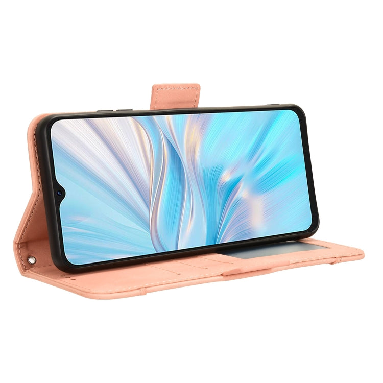 For Blackview Oscal C70 Skin Feel Calf Texture Card Slots Leather Phone Case(Pink)