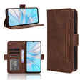 For Blackview Oscal C70 Skin Feel Calf Texture Card Slots Leather Phone Case(Brown) - More Brand by PMC TechLife | Online Shopping South Africa | PMC TechLife