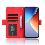For Blackview A96 Skin Feel Calf Texture Card Slots Leather Phone Case(Red)
