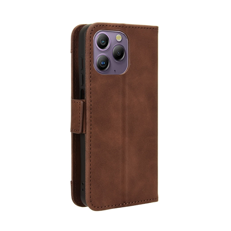 For Blackview A96 Skin Feel Calf Texture Card Slots Leather Phone Case(Brown)