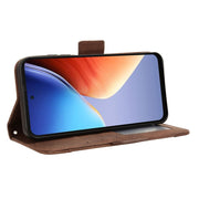 For Blackview A96 Skin Feel Calf Texture Card Slots Leather Phone Case(Brown)
