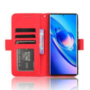 For Blackview A200 Pro Skin Feel Calf Texture Card Slots Leather Phone Case(Red)