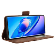 For Blackview A200 Pro Skin Feel Calf Texture Card Slots Leather Phone Case(Brown)