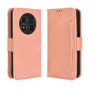 For Ulefone Note 15 Skin Feel Calf Texture Card Slots Leather Phone Case(Pink)