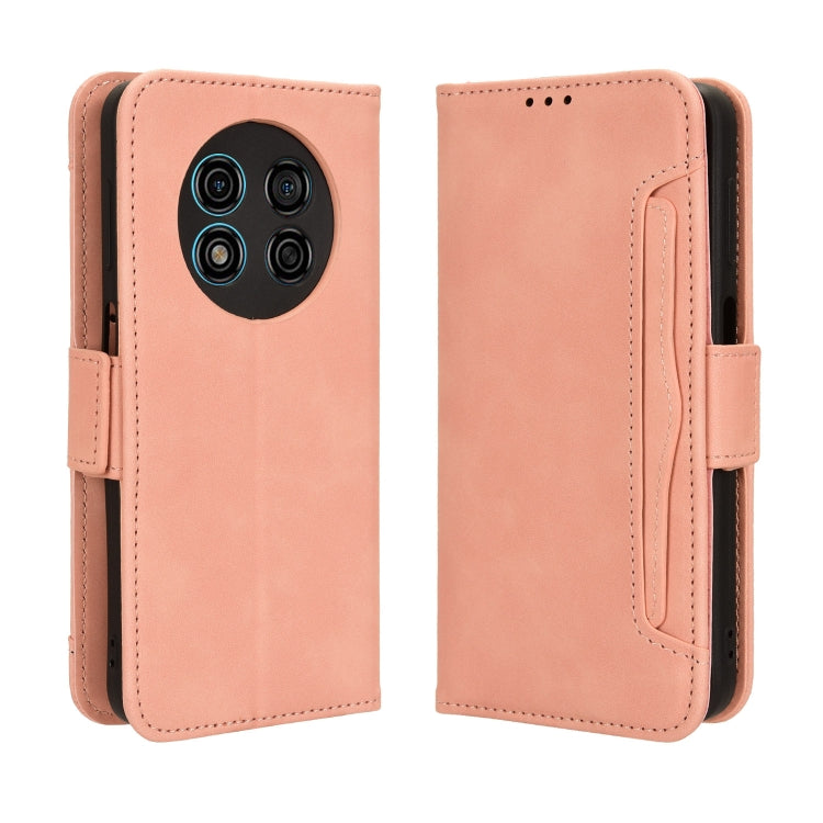 For Ulefone Note 15 Skin Feel Calf Texture Card Slots Leather Phone Case(Pink)