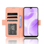 For Ulefone Note 15 Skin Feel Calf Texture Card Slots Leather Phone Case(Pink)