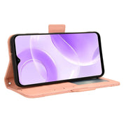 For Ulefone Note 15 Skin Feel Calf Texture Card Slots Leather Phone Case(Pink)