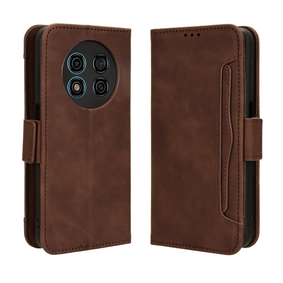 For Ulefone Note 15 Skin Feel Calf Texture Card Slots Leather Phone Case(Brown)
