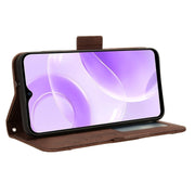 For Ulefone Note 15 Skin Feel Calf Texture Card Slots Leather Phone Case(Brown)