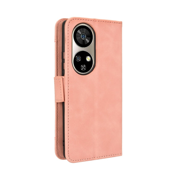 For Ulefone Note 17 Pro Skin Feel Calf Texture Card Slots Leather Phone Case(Pink)