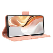 For Ulefone Note 17 Pro Skin Feel Calf Texture Card Slots Leather Phone Case(Pink)