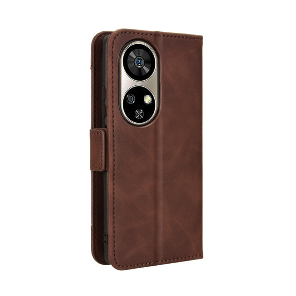 For Ulefone Note 17 Pro Skin Feel Calf Texture Card Slots Leather Phone Case(Brown)