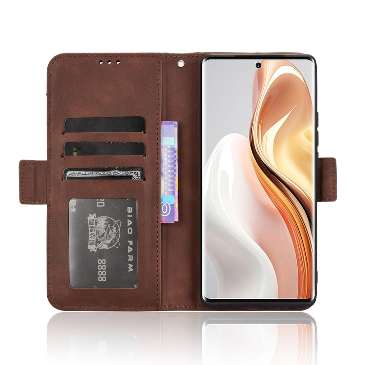 For Ulefone Note 17 Pro Skin Feel Calf Texture Card Slots Leather Phone Case(Brown)