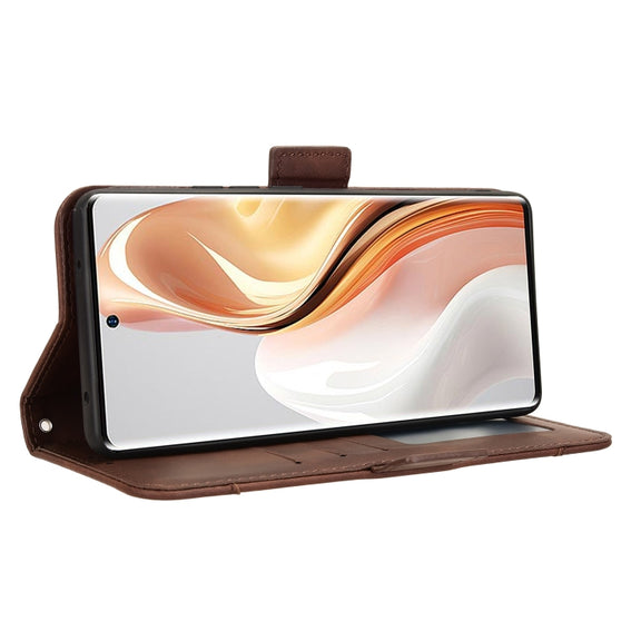 For Ulefone Note 17 Pro Skin Feel Calf Texture Card Slots Leather Phone Case(Brown)