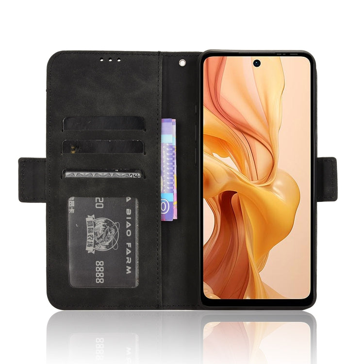 For Ulefone Note 18 Ultra Skin Feel Calf Texture Card Slots Leather Phone Case(Black)