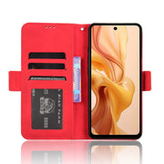 For Ulefone Note 18 Ultra Skin Feel Calf Texture Card Slots Leather Phone Case(Red)