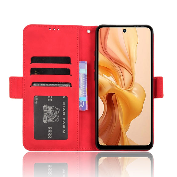 For Ulefone Note 18 Ultra Skin Feel Calf Texture Card Slots Leather Phone Case(Red)