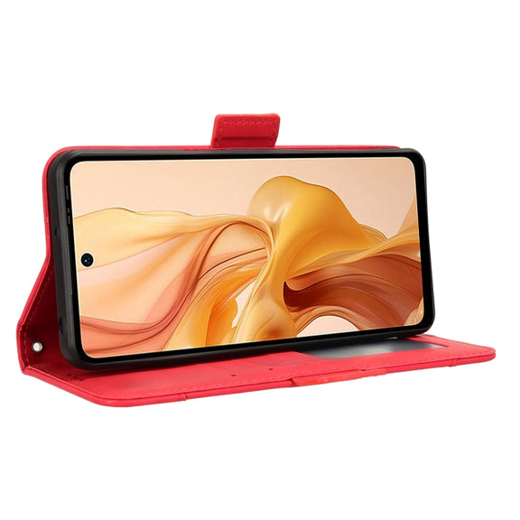 For Ulefone Note 18 Ultra Skin Feel Calf Texture Card Slots Leather Phone Case(Red)
