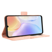 For Ulefone Note 20 Pro Skin Feel Calf Texture Card Slots Leather Phone Case(Pink)