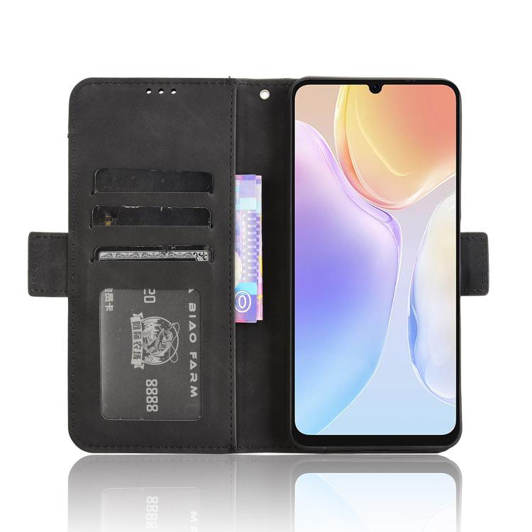 For Ulefone Note 20 Pro Skin Feel Calf Texture Card Slots Leather Phone Case(Black)