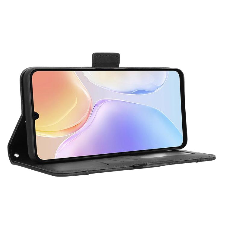 For Ulefone Note 20 Pro Skin Feel Calf Texture Card Slots Leather Phone Case(Black)
