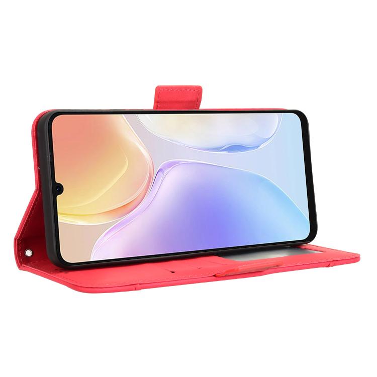 For Ulefone Note 20 Pro Skin Feel Calf Texture Card Slots Leather Phone Case(Red)