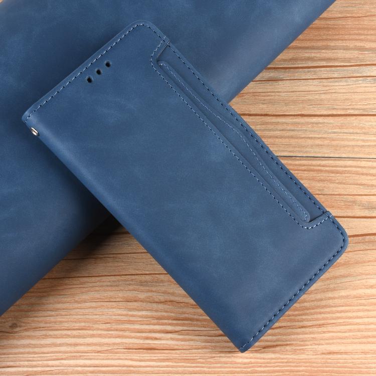 For Ulefone Note 20 Pro Skin Feel Calf Texture Card Slots Leather Phone Case(Blue)