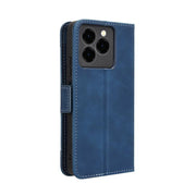 For Ulefone Note 20 Pro Skin Feel Calf Texture Card Slots Leather Phone Case(Blue)