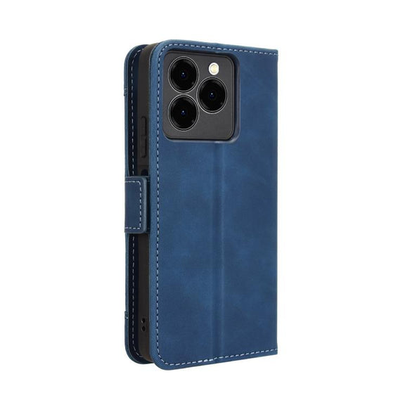 For Ulefone Note 20 Pro Skin Feel Calf Texture Card Slots Leather Phone Case(Blue)
