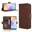 For Ulefone Note 20 Pro Skin Feel Calf Texture Card Slots Leather Phone Case(Brown) - Ulefone Cases by PMC TechLife | Online Shopping South Africa | PMC TechLife | Buy Now Pay Later Mobicred