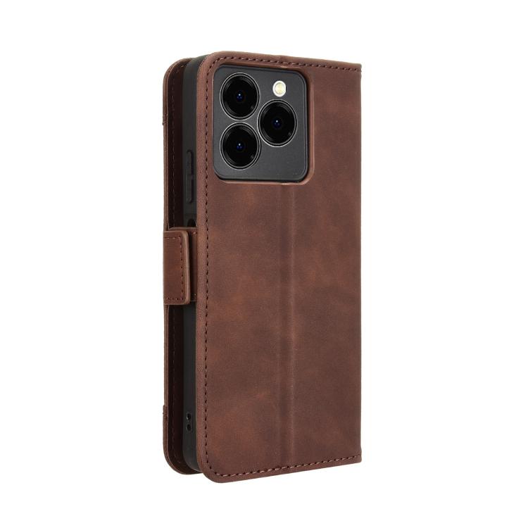 For Ulefone Note 20 Pro Skin Feel Calf Texture Card Slots Leather Phone Case(Brown)