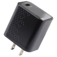 LZ-105PD 25W USB-C / Type-C Ports Dot Pattern Travel Charger, US Plug(Black) - free shipping - PMC TechLife - Order now!