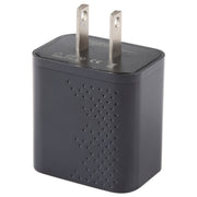 LZ-105PD 25W USB-C / Type-C Ports Dot Pattern Travel Charger, US Plug(Black)