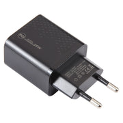 LZ-105PD 25W USB-C / Type-C Ports Dot Pattern Travel Charger, EU Plug(Black)